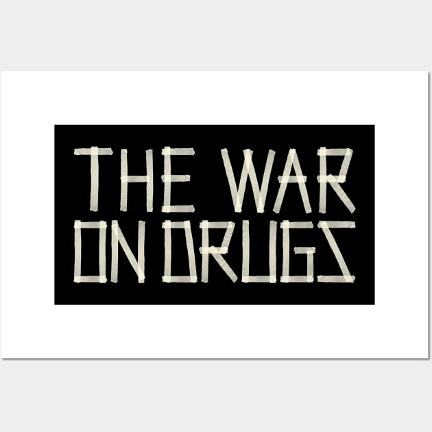 The War on Drugs - Paper Tape Wall Art by PAPER TYPE